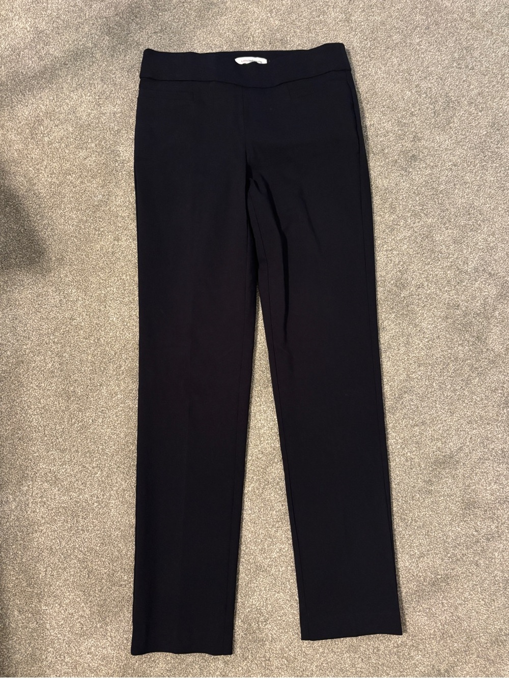 Liz Claiborne Navy Blue Lisa Pull-On Pants